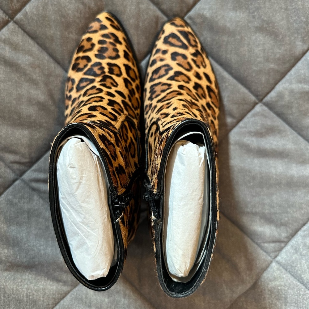 Leopard Print Booties - Picture 2 of 5